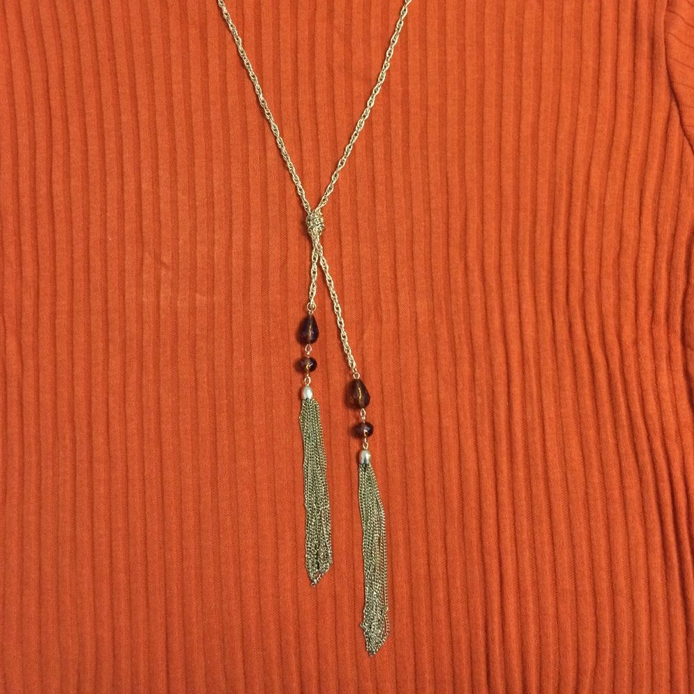 Gold Tone Chain Necklace
